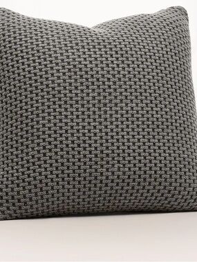 Boll & Branch Mosaic Honeycomb Knit Pillow Cover JUNIPER